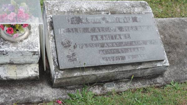 Leslie Calgoa Herbert ARMITAGE  | d: 6 Aug 1990 aged 83  |   | Cooloola Coast Cemetery  |   | 