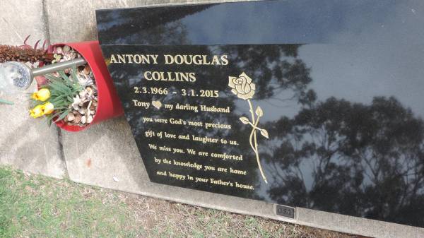 Antony Douglas COLLINS (Tony)  | b: 2 Mar 1966  | d: 3 Jan 2015  |   | Cooloola Coast Cemetery  |   | 