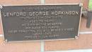 
Lenford George HOPKINSON
b: 17 Mar 1933
d: 26 Dec 2012 aged 79

Cooloola Coast Cemetery

