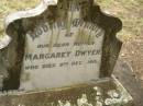 
Margaret DWYER,
mother,
died 9 Dec 1911;
Coulson General Cemetery, Scenic Rim Region
