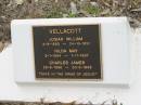 Josiah William VELLACOTT, 4-9-1890 - 24-10-1891; Hilda May VELLACOTT, 3-1-1894 - 1-11-1897; Charles James VELLACOTT, 29-6-1896 - 20-5-1989; Coulson General Cemetery, Scenic Rim Region 
