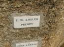 E.W. & Helen PECHEY; Crows Nest Methodist Pioneer Wall, Crows Nest Shire 