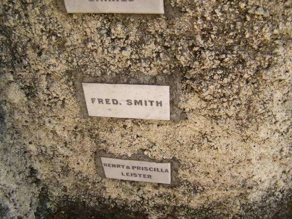 Fred SMITH;  | Crows Nest Methodist Pioneer Wall, Crows Nest Shire  | 