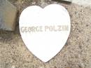 
George POLZIN;
Douglas Lutheran cemetery, Crows Nest Shire

