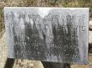 
Jonathan D. HARTWIG,
born 6 Dec 1951 died 18 Nov 1952;
Douglas Lutheran cemetery, Crows Nest Shire
