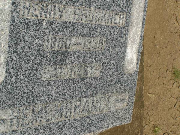 Olga BRUCKNER,  | 1893 - 1908;  | Henry BRUCKNER,  | 1880 - 1939;  | Dugandan Trinity Lutheran cemetery, Boonah Shire  | 