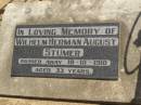 
Wilhelm Herman August STUMER,
died 18-10-1910 aged 33 years;
Dugandan Trinity Lutheran cemetery, Boonah Shire
