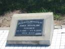 
Anna Rosaline FISCHER,
13-5-1910 -24-11-1999;
Dugandan Trinity Lutheran cemetery, Boonah Shire
