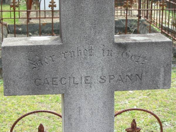 Caecilie SPANN  | Eagleby Cemetery, Gold Coast City  | 