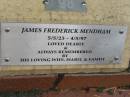
James Frederick MENDHAM,
5523 - 4597,
wife Isabel;
St Lukes Anglican Church, Ekibin, Brisbane
