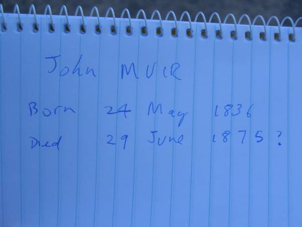 John MUIR,  | Eucla museum,  | Nullarbor Plain,  | Eyre Highway,  | Western Australia  | 