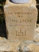 Mr Steve; (22.6.1927 - 12.7.2005) Eucla willage, Nullarbor Plain, Eyre Highway, Western Australia 