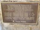 East-West Telegraph Service memorial, Eucla willage, Nullarbor Plain, Eyre Highway, Western Australia 