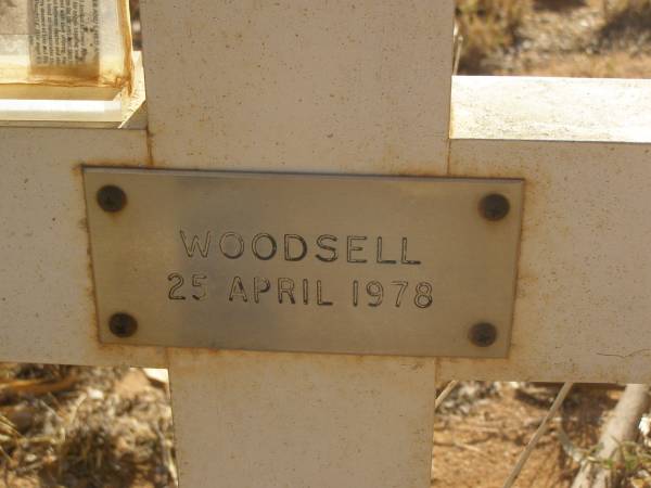 WOODSELL  | d: 25 Apr 1978  |   | Exmouth Cemetery, WA  | 