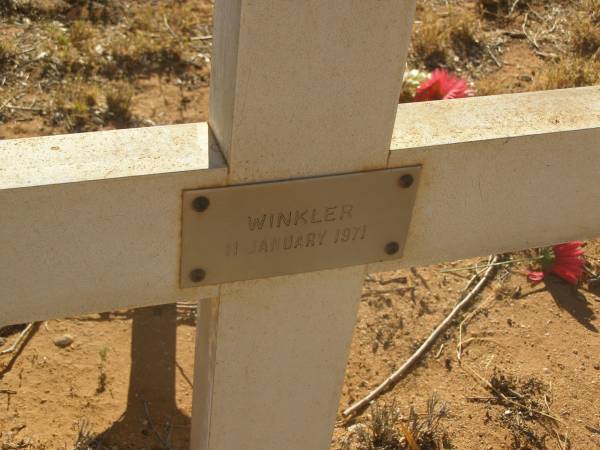 WINKLER  | d: 11 Jan 1973  |   | Exmouth Cemetery, WA  |   | 