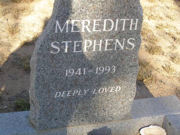 Meredith STEPHENS  | b: 1941  | d: 1993  |   | Exmouth Cemetery, WA  |   | 