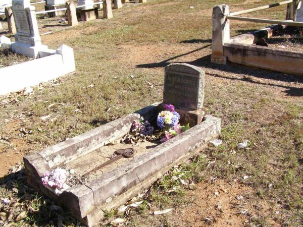 Alice A. SCHULZ,  | died 23 Dec 1934 aged 13 years;  | Fernvale General Cemetery, Esk Shire  | 