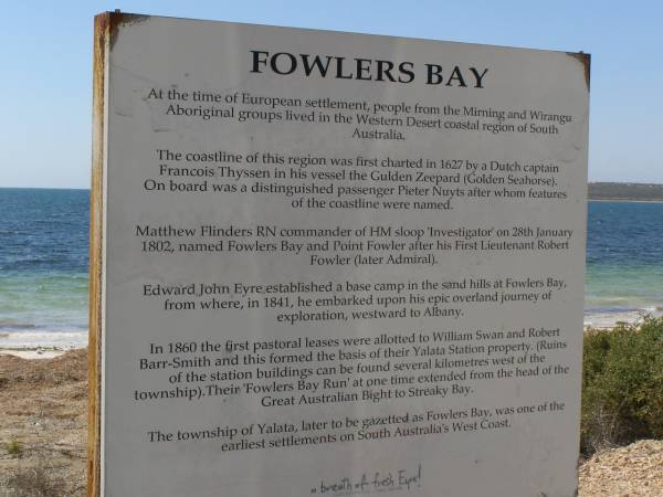 Fowlers Bay,  | South Australia  | 