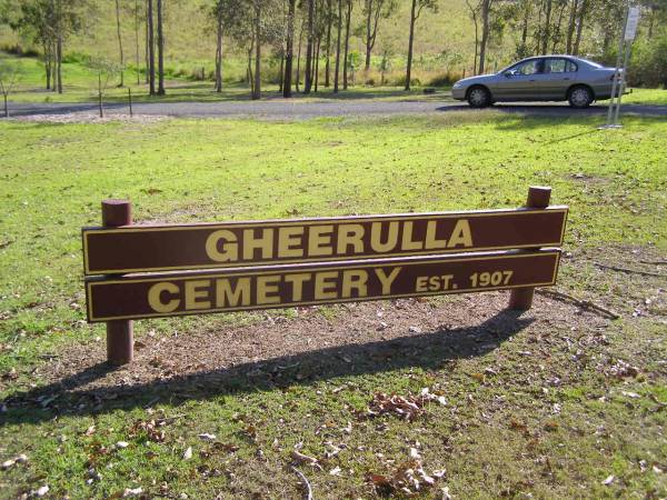 Gheerulla cemetery, Maroochy Shire  | 