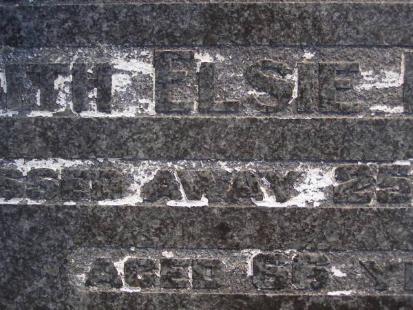 Edith Elsie KILDEY, mother nana,  | died 25-10-2 aged 66 years;  | Gheerulla cemetery, Maroochy Shire  | 