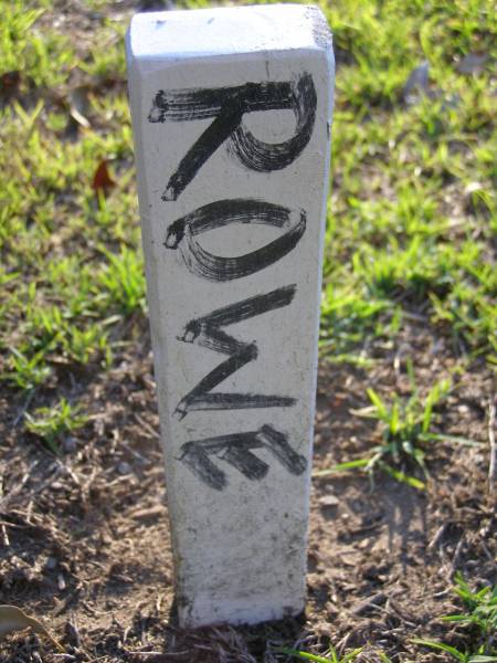 ROWE, HA-01-24;  | Gheerulla cemetery, Maroochy Shire  | 