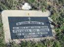 
Patricia Fay SHINE; b: 17 Nov 1930; d: 27 Apr 1994
Glamorgan Vale Cemetery, Esk Shire
