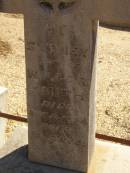 
Sydney,
son of W.H. & C.R. SMITH,
died 4 Aug 1894 aged 19 days;
Glencoe Bethlehem Lutheran cemetery, Rosalie Shire
