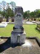 
Charles, husband of Mary CORCORAN,
native of Queens County Ireland,
died 4 Dec 1902 aged 66 years;
Gleneagle Catholic cemetery, Beaudesert Shire
