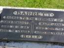 
James Benedict BARRETT,
died 19-12-68 aged 72 years;
Mary Jane BARRETT,
died 10-7-76 aged 84 years;
Gleneagle Catholic cemetery, Beaudesert Shire
