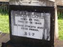
Timothy DOYLE,
died 21-12-1946 aged 86 years;
Gleneagle Catholic cemetery, Beaudesert Shire
