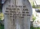 
William MCLEAN,
born Fermoy Cork Ireland,
died Beaudesert 17 July 1920 aged 72 years;
Gleneagle Catholic cemetery, Beaudesert Shire
