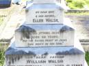 
Ellen WALSH, wife mother,
died 17 Dec 1934 aged 59 years;
William WALSH, father,
died 13 Sept 1955 aged 81 years;
Gleneagle Catholic cemetery, Beaudesert Shire
