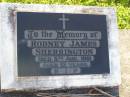 
Rodney James SHERRINGTON,
died 5 Aug 1961 aged 13 years;
Gleneagle Catholic cemetery, Beaudesert Shire
