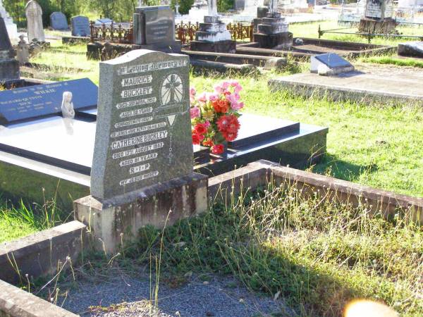 Maurice BUCKLEY,  | died 3 April 1950 aged 72 years;  | Catherine BUCKLEY,  | died 13 August 1953 aged 81 years;  | Gleneagle Catholic cemetery, Beaudesert Shire  | 