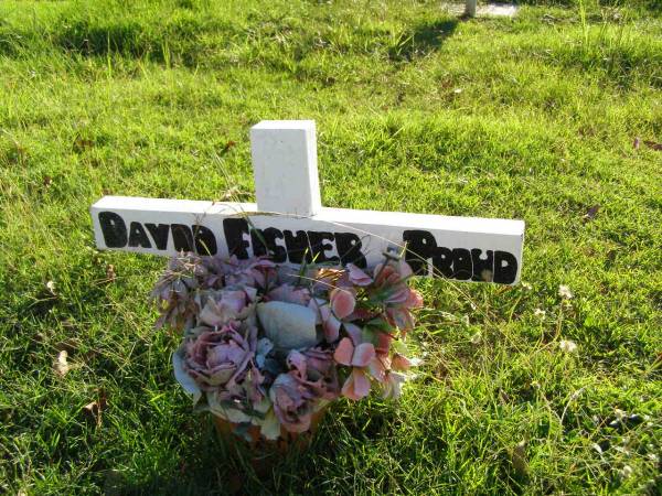 David Fisher PROUD;  | Gleneagle Catholic cemetery, Beaudesert Shire  | 