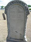 Archibald BANKS, died 1 Jan 1885? aged 76 years; God's Acre cemetery, Archerfield, Brisbane 