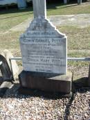 
Edwin Samuel PITT
4 Aug 1937 aged 72
Cecilia Mary PITT
13 Sep 1940 aged 76
Gods Acre cemetery, Archerfield, Brisbane
