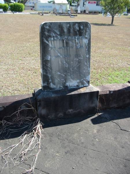 Joshua O'BRIEN,  | 7 Jan 1858 - 30 June 1931;  | God's Acre cemetery, Archerfield, Brisbane  | 