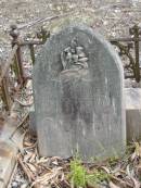 
Thomas CHIPPENDALE, died 1 Jan 1906 aged 51;
Goodna General Cemetery, Ipswich.
