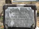 
mother Alma GARVEY died 9 Feb 1906 aged 48 years;
Goodna General Cemetery, Ipswich.

