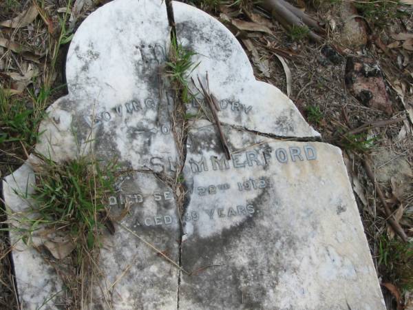 Miriam SUMMERFORD  | 22 Sep 1912  | aged 69  | Research Contact: Geoff Martin geoff@gmassoc.com.au  |   | Goodna General Cemetery, Ipswich.  |   | 