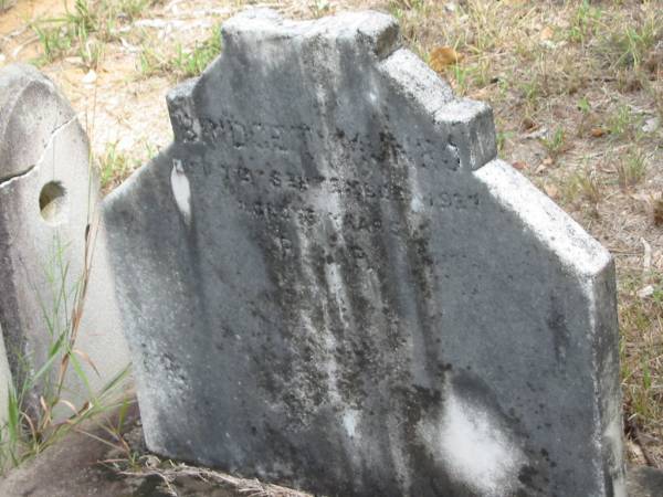 Bridget MUNRO, died 7 Sept 1927, aged 37 years;  | Goodna General Cemetery, Ipswich.  | 