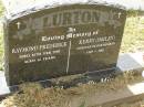 Raymond Frederick LURTON, died 18 Feb 1998 aged 56 years; Kerry (Smiley) LURTON, 1969 - 2002; Goomeri cemetery, Kilkivan Shire 