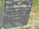 John Henry PAHLOW, died Goomeri 10 July 1952 aged 82 years; Goomeri cemetery, Kilkivan Shire 