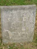 Sidney RILEY, died 14-1-60 aged 62 years; Goomeri cemetery, Kilkivan Shire 