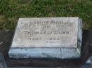 Thomas J. DUNN, 1887 - 1955; Goomeri cemetery, Kilkivan Shire 
