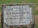 Lily Helena HEATER, died 11 July 1942 aged 51 years; Goomeri cemetery, Kilkivan Shire 