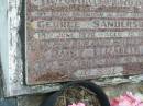 George SANDERSON, husband father, died 18 June 1970 aged 75 years; Daisy Elizabeth, mother, died 19 Nov 1983 aged 81 years; Goomeri cemetery, Kilkivan Shire 