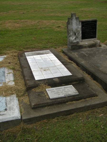 James William BUTLER,  | husband father,  | died 17 Dec 1960 aged 55 years;  | Irene Uneta BUTLER,  | died 26 Feb 1994 aged 86 years;  | Goomeri cemetery, Kilkivan Shire  | 