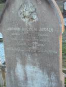 
Johann Nicolai JESSEN,
born 7 Feb 1849 died 6 Aug 1905 aged 56 years;
Grandchester Cemetery, Ipswich
